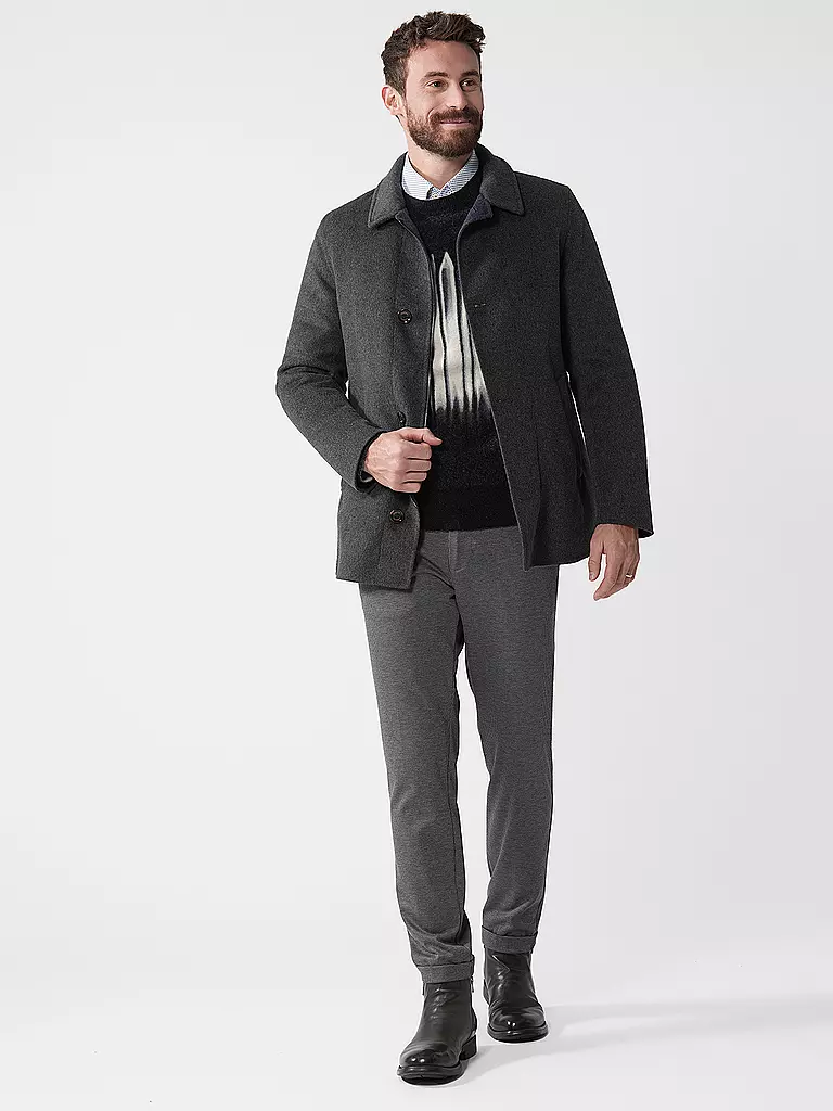 GIMO'S | Wollmantel | grau