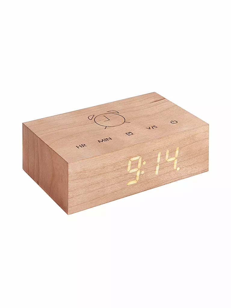 GINGKO | Flip Click Clock Cherry | rot