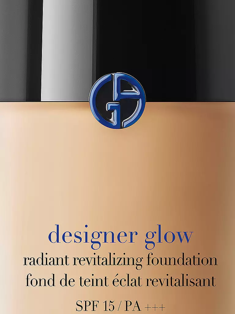 GIORGIO ARMANI COSMETICS |  Designer Glow Foundation 30ml LSF 20 (4) | camel