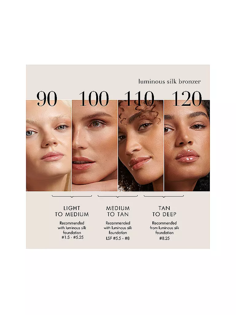 GIORGIO ARMANI COSMETICS | Luminous Silk Bronzer (100 Sunkissed Sand) | hellbraun
