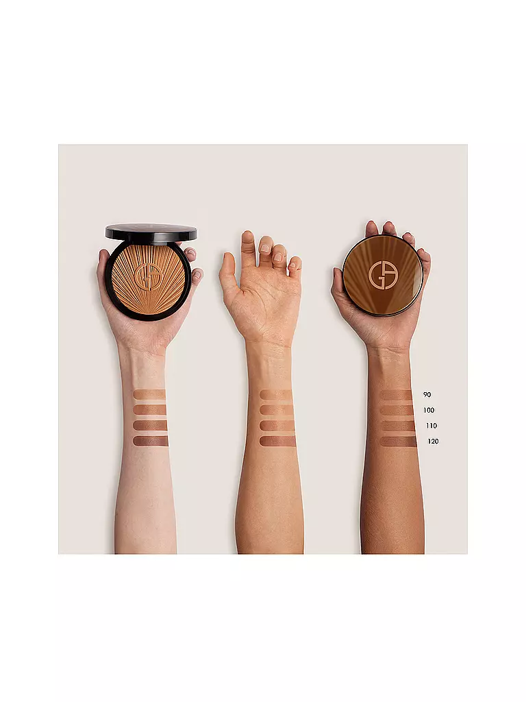 GIORGIO ARMANI COSMETICS | Luminous Silk Bronzer (120 Sunbathed Dune) | hellbraun