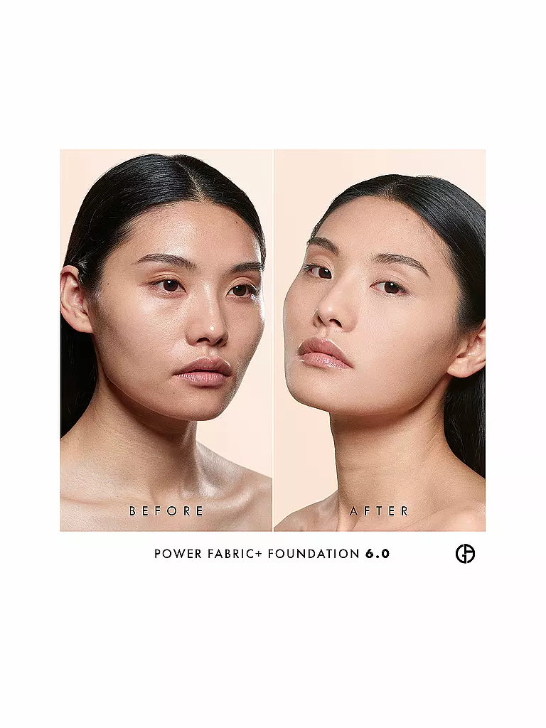 GIORGIO ARMANI COSMETICS | Power Fabric + Longwear High Coverage Foundation  ( 6 ) | camel
