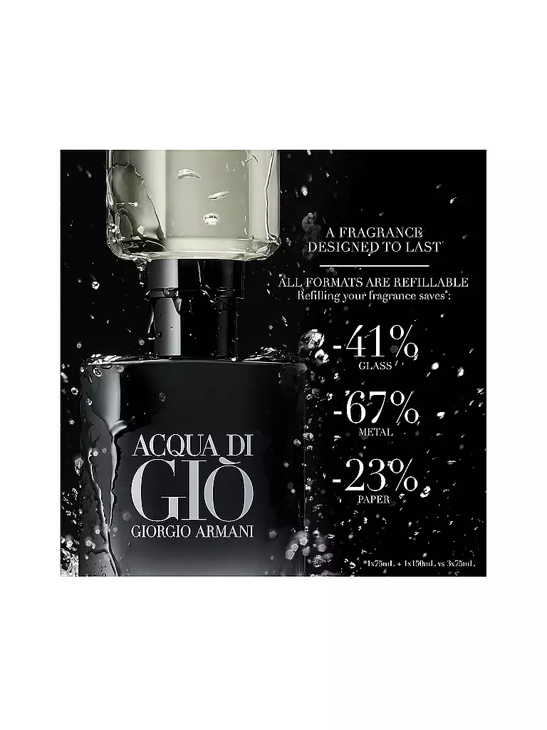 GIORGIO ARMANI | Acqua di Giò Parfum 150ml Nachfüllflakon | keine Farbe