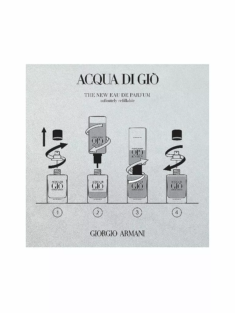 GIORGIO ARMANI | Acqua Di Gio Homme Eau de Parfum Refillable 125ml | keine Farbe
