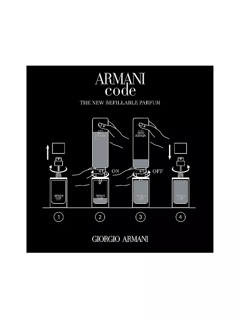 GIORGIO ARMANI | Code Parfum 75 ml Nachfüllbar | keine Farbe