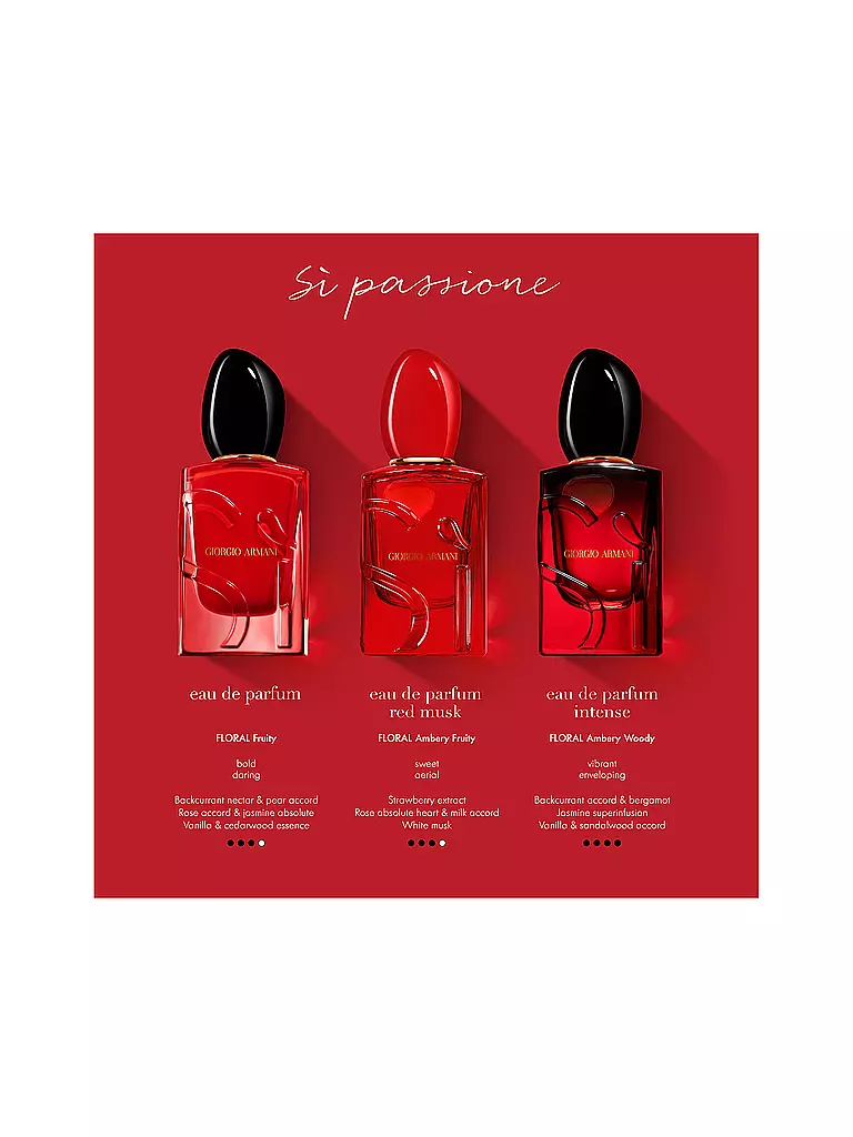 GIORGIO ARMANI | Si Passione Red Musk Eau de Parfum  50ml | keine Farbe