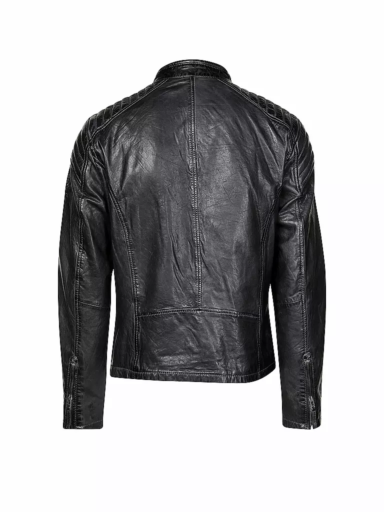 GIPSY BY MAURITIUS | Lederjacke "Channing" | blau