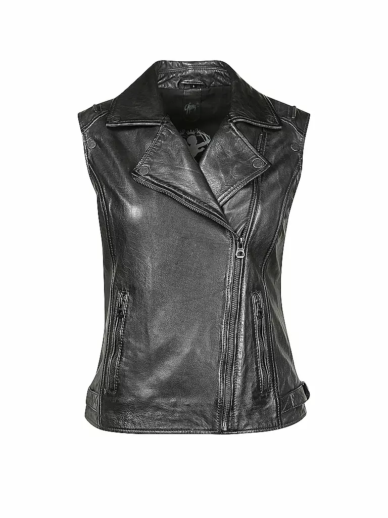 GIPSY BY MAURITIUS | Lederjacke/Gilet 2 in 1 "Alia" | 