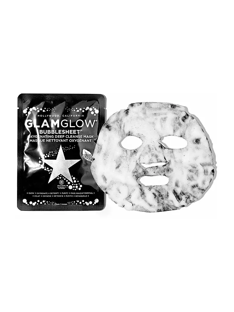 GLAMGLOW | BUBBLESHEET™ Oxygenating Deep Cleanse Mask (6 Stk.) | transparent