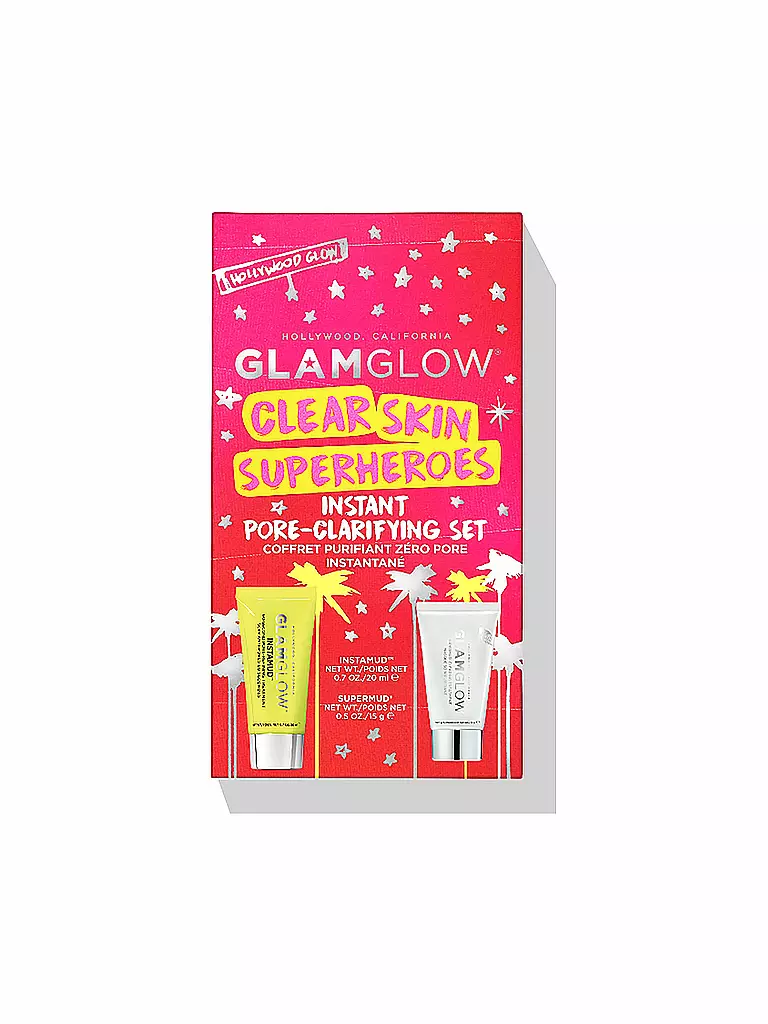 GLAMGLOW | Geschenkset - CLEAR SKIN SUPERHEROES 15g/20g | transparent