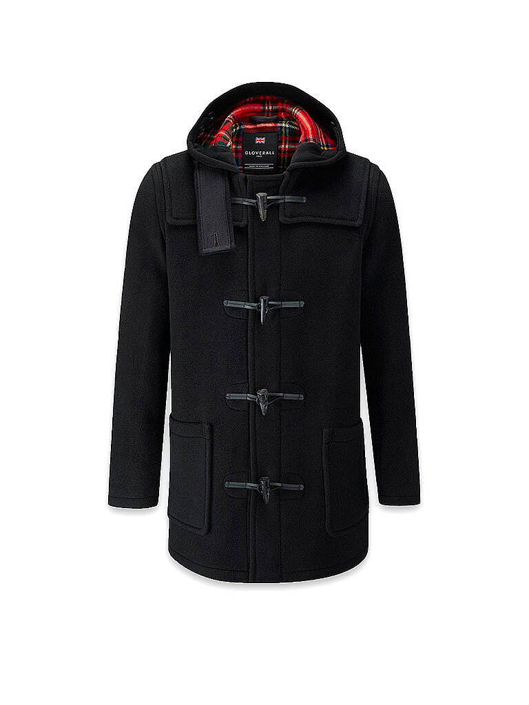 GLOVERALL Dufflecoat MID MORRIS schwarz | L