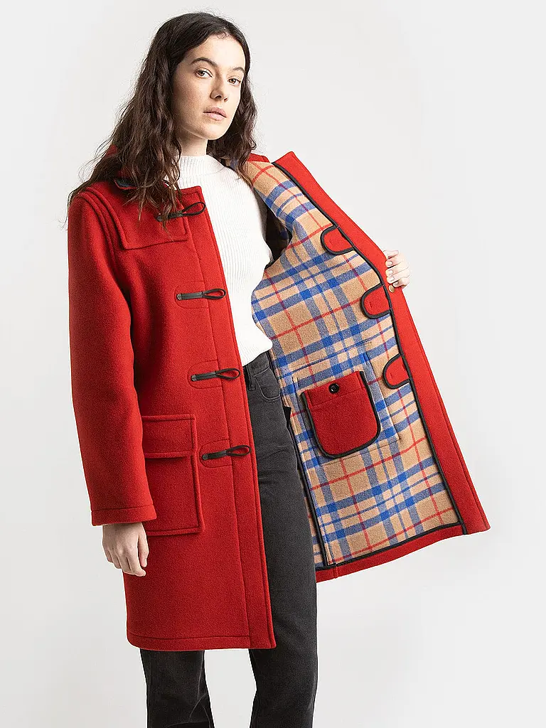 GLOVERALL | Dufflecoat MORRIS | rot