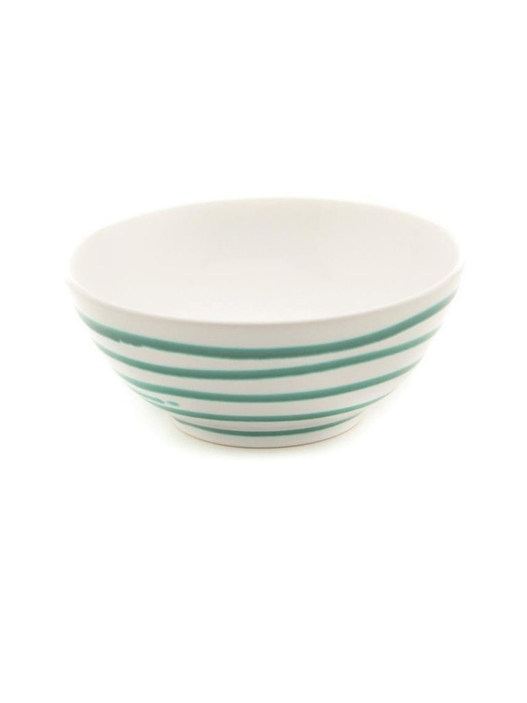 GMUNDNER KERAMIK Ensaladera redonda Verde flameado 23cm verde