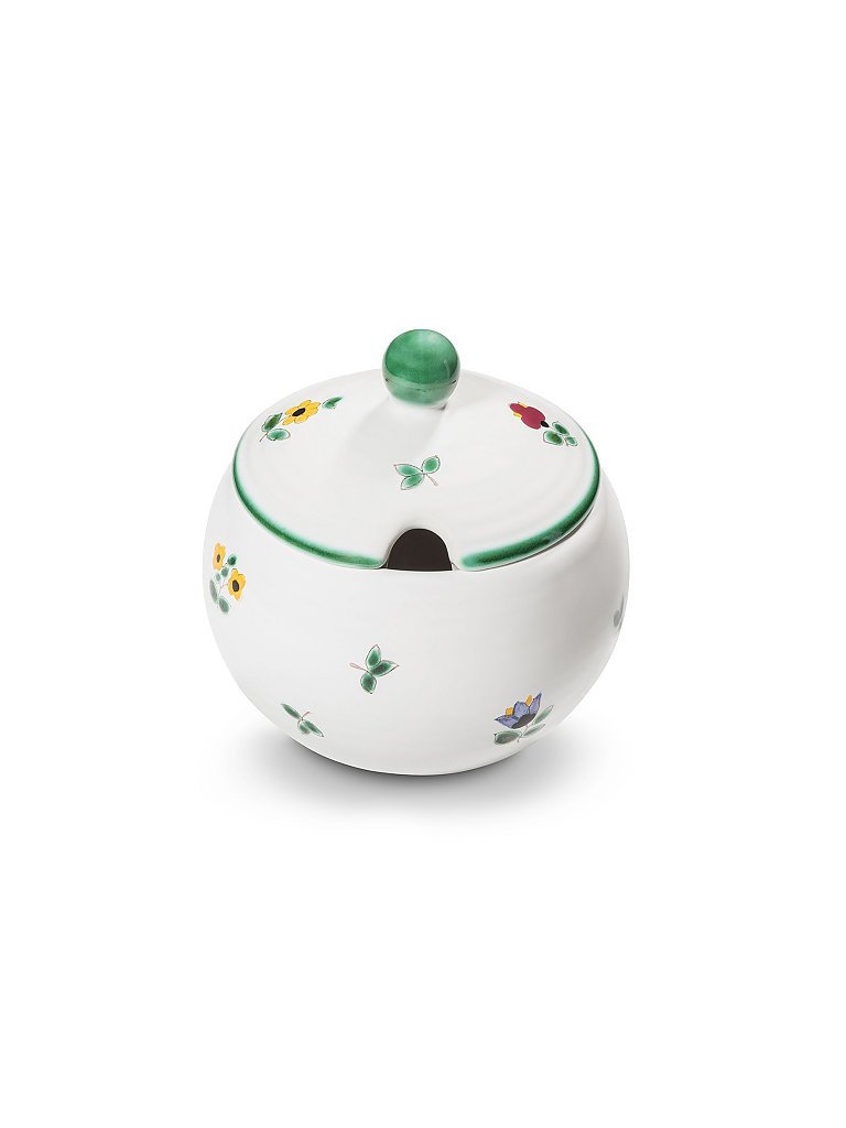 GMUNDNER KERAMIK Sucrier lisse 10cm Streublumen multicolore