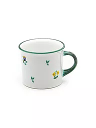 GMUNDNER KERAMIK | Häferlkaffee-Becher glatt "Streublumen" 0,24l | bunt