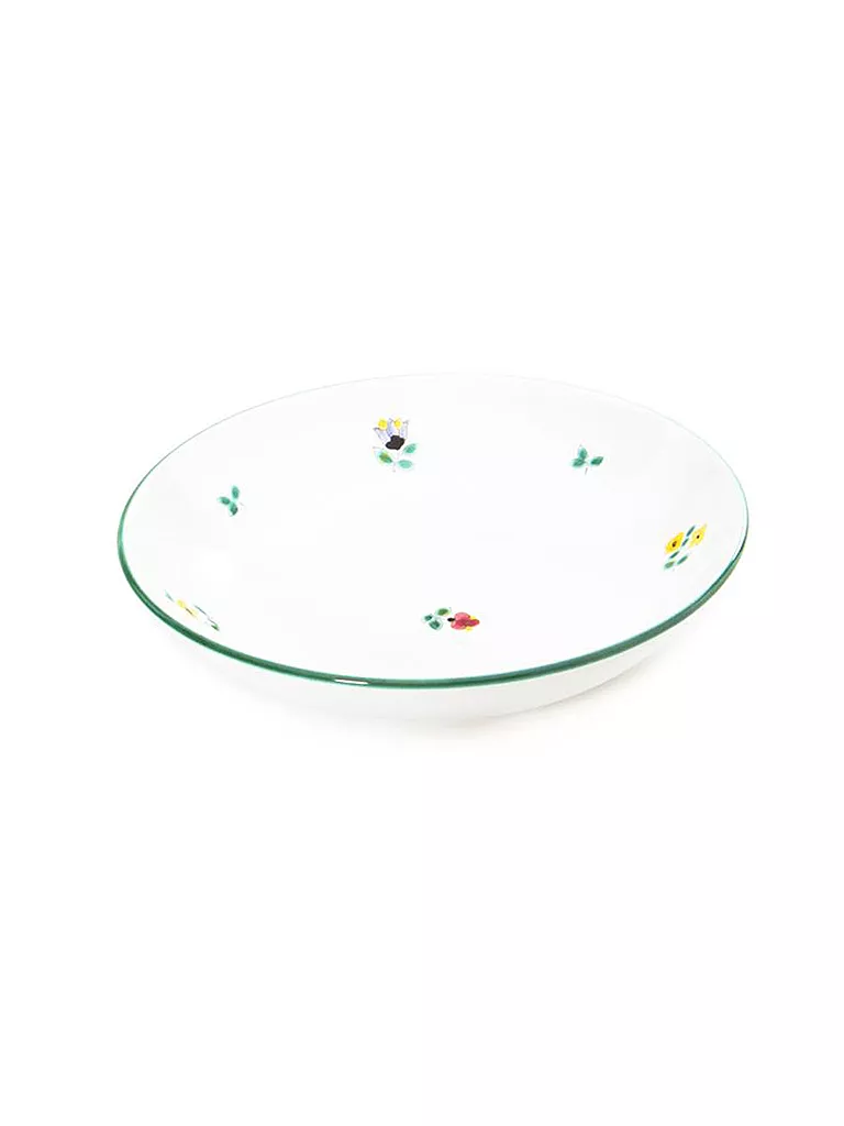 GMUNDNER KERAMIK | Suppenteller Cup "Streublumen" 20cm | bunt