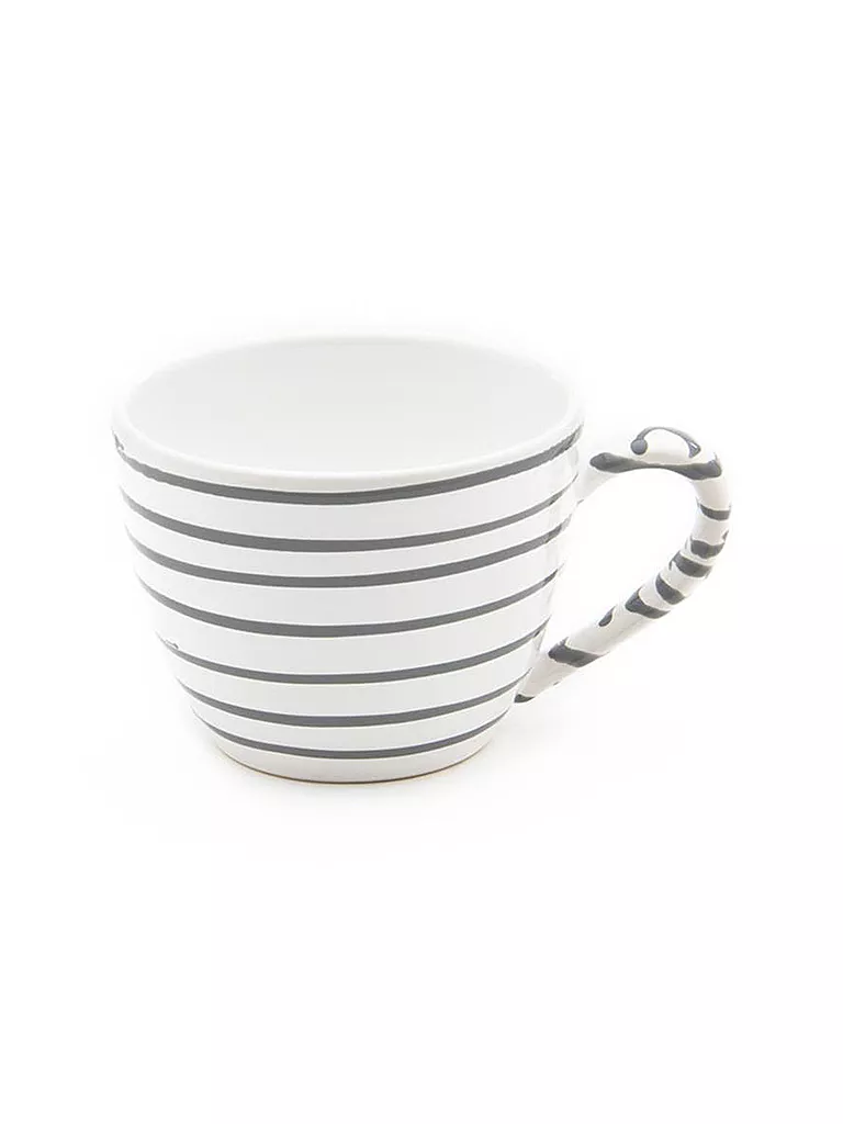 GMUNDNER KERAMIK | Teetasse Maxima "Grau Geflammt" 0,4l | grau