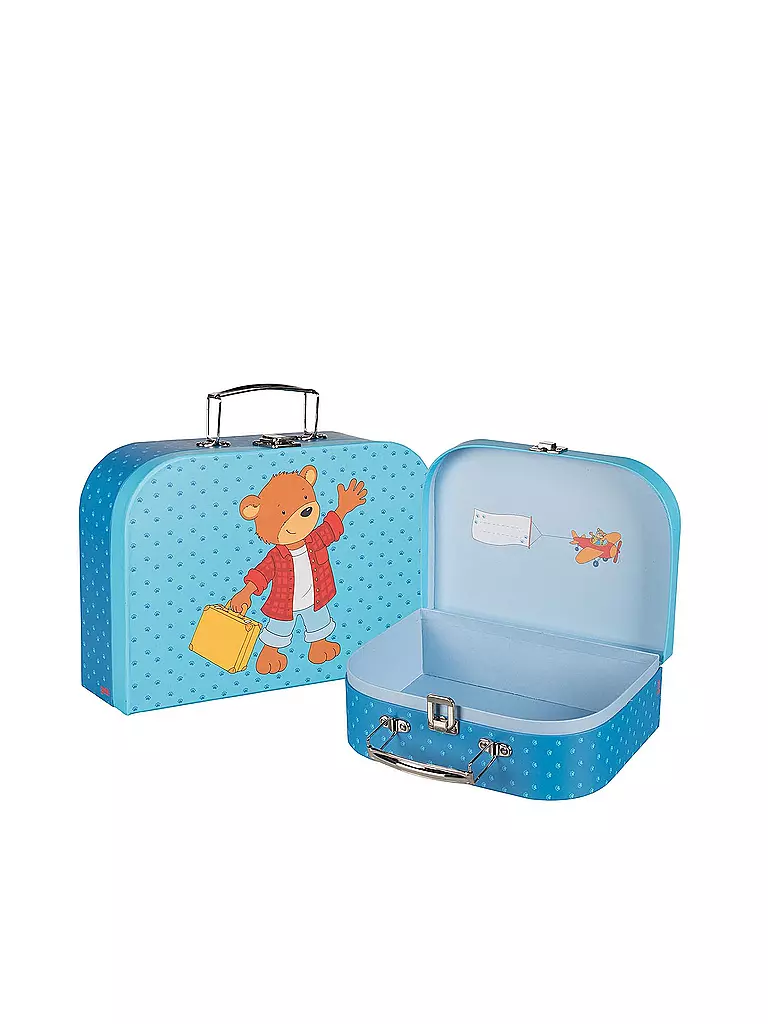 GOKI | Koffer Teddybär groß | blau