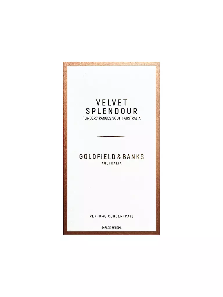 GOLDFIELD&BANKS | Velvet Splendour Eau de Parfum 100ml | keine Farbe