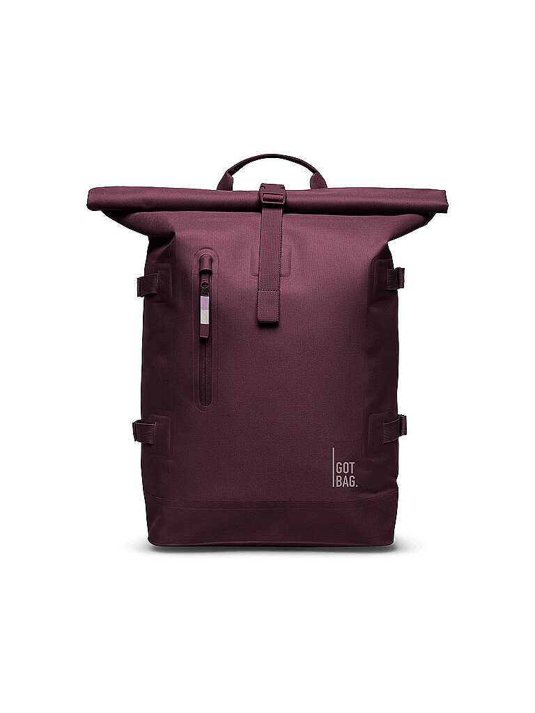 GOT BAG Rucksack ROLLTOP 2.0 MONOCHROME dunkelrot