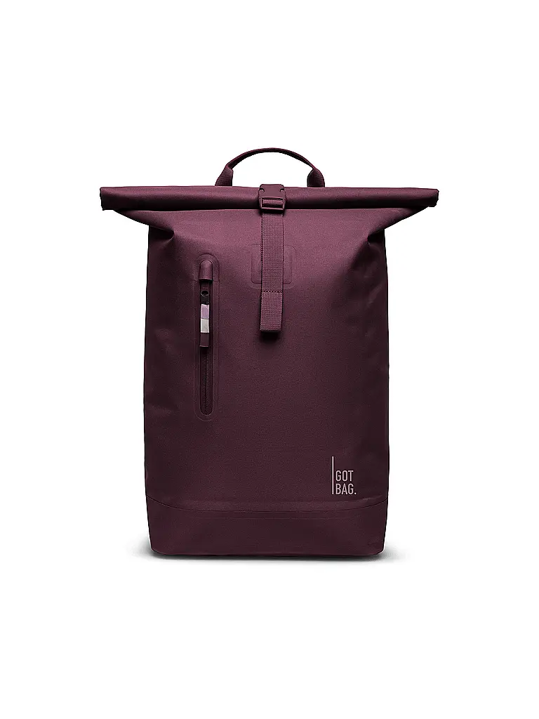 GOT BAG | Rucksack ROLLTOP LITE 2.0 MONOCHROME | Dunkelrot