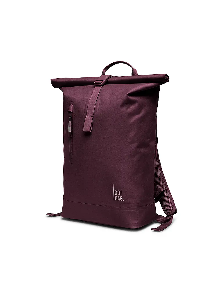 GOT BAG | Rucksack ROLLTOP LITE 2.0 MONOCHROME | Dunkelrot