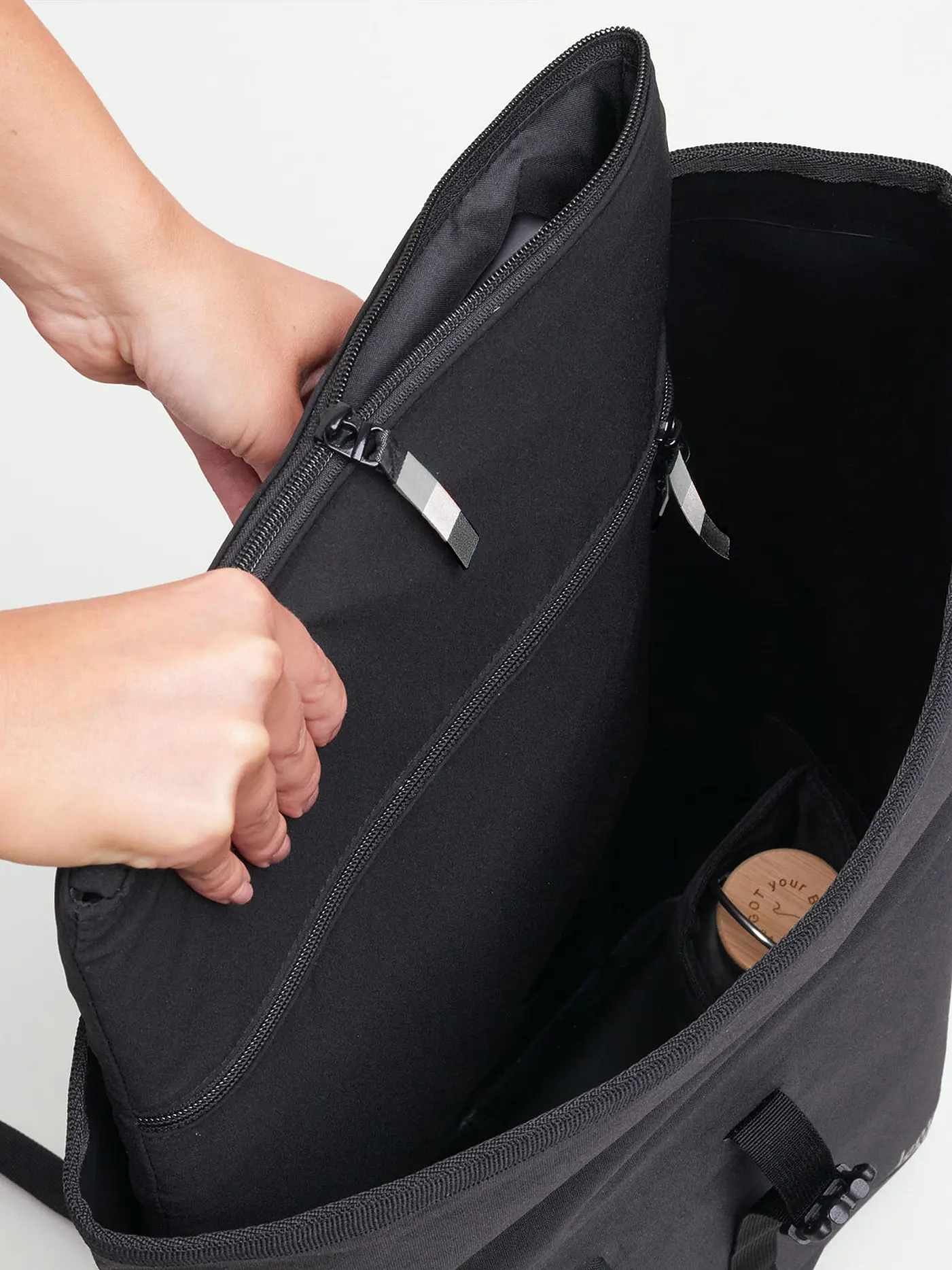 GOT BAG | Rucksack ROLLTOP LITE 2.0 MONOCHROME | schwarz