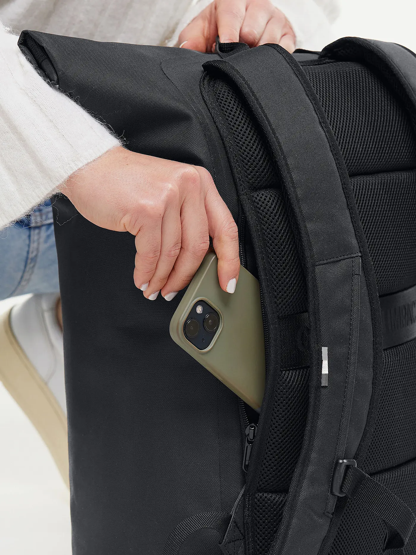 GOT BAG | Rucksack ROLLTOP LITE 2.0 MONOCHROME | schwarz
