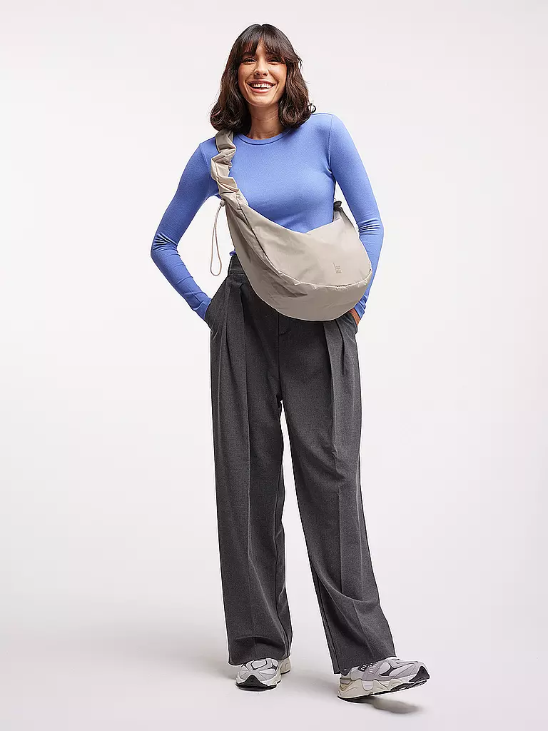 GOT BAG | Tasche - Umhängetasche MOON BAG RUFFLE | beige