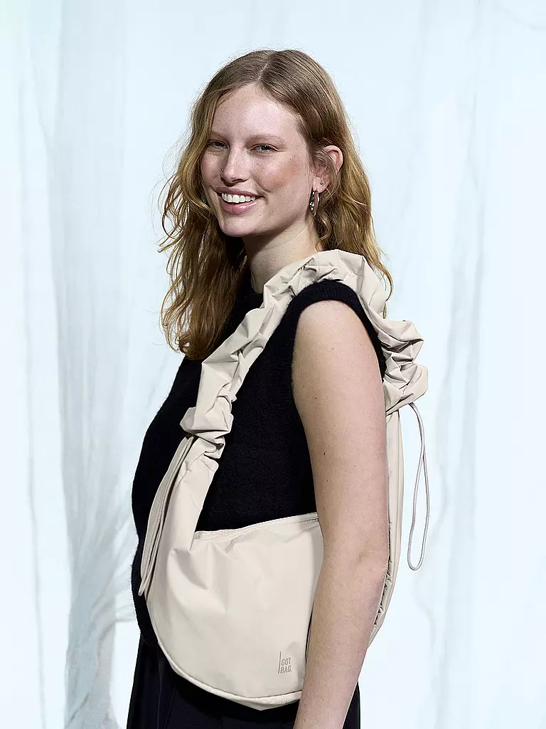 GOT BAG | Tasche - Umhängetasche MOON BAG RUFFLE | hellbraun