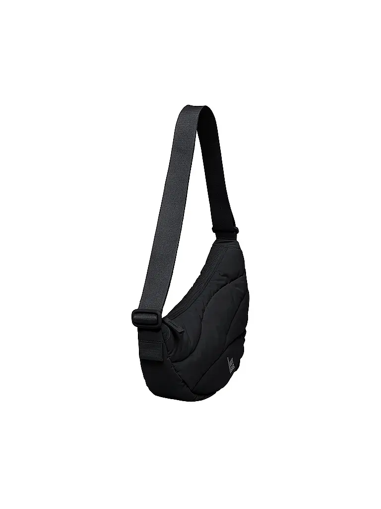 GOT BAG | Tasche - Umhängetasche WAVY PUFFER MOON BAG | schwarz