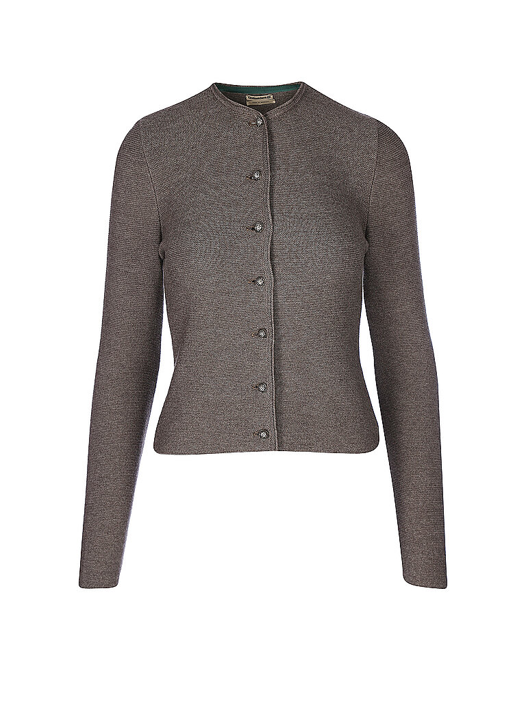 GOTTSEIDANK Trachten Strickjacke Aloisia braun | M