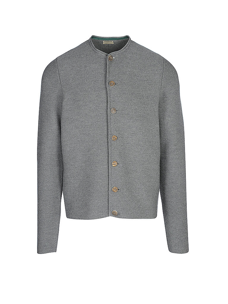 GOTTSEIDANK Trachten Strickjacke Anselm grau | XXL