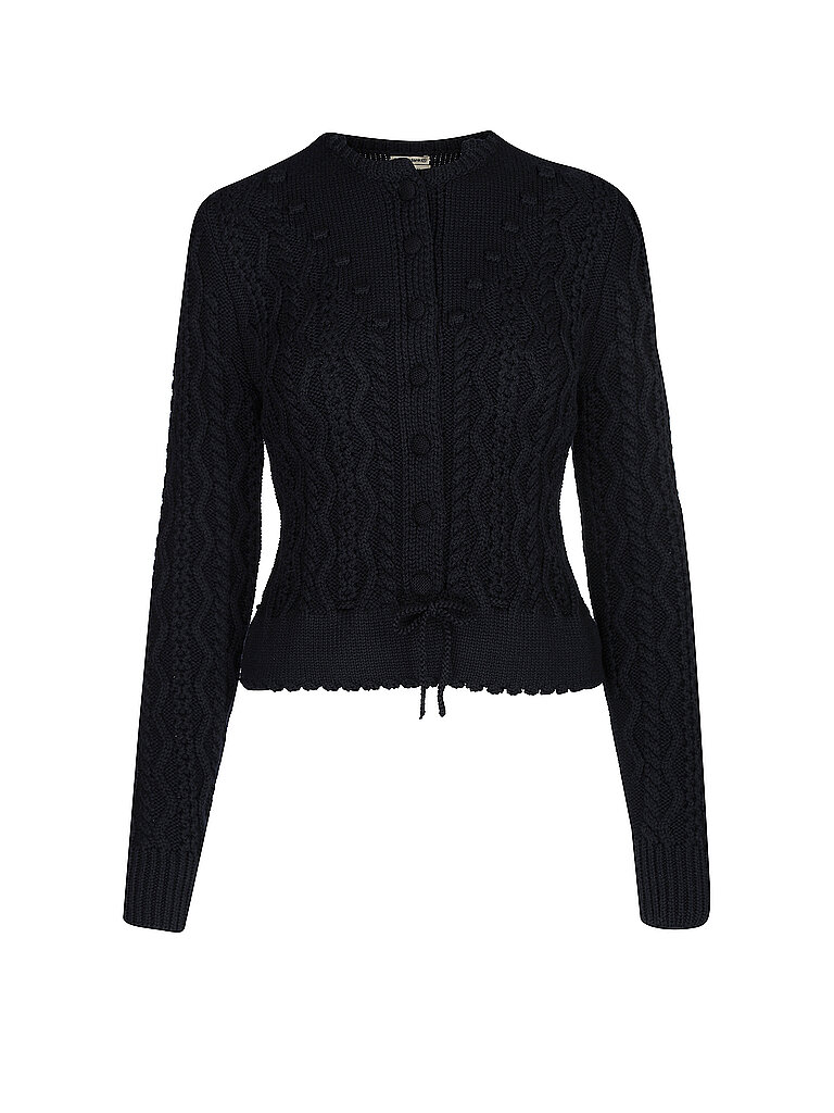 GOTTSEIDANK Trachten Strickjacke LENE dunkelblau | M