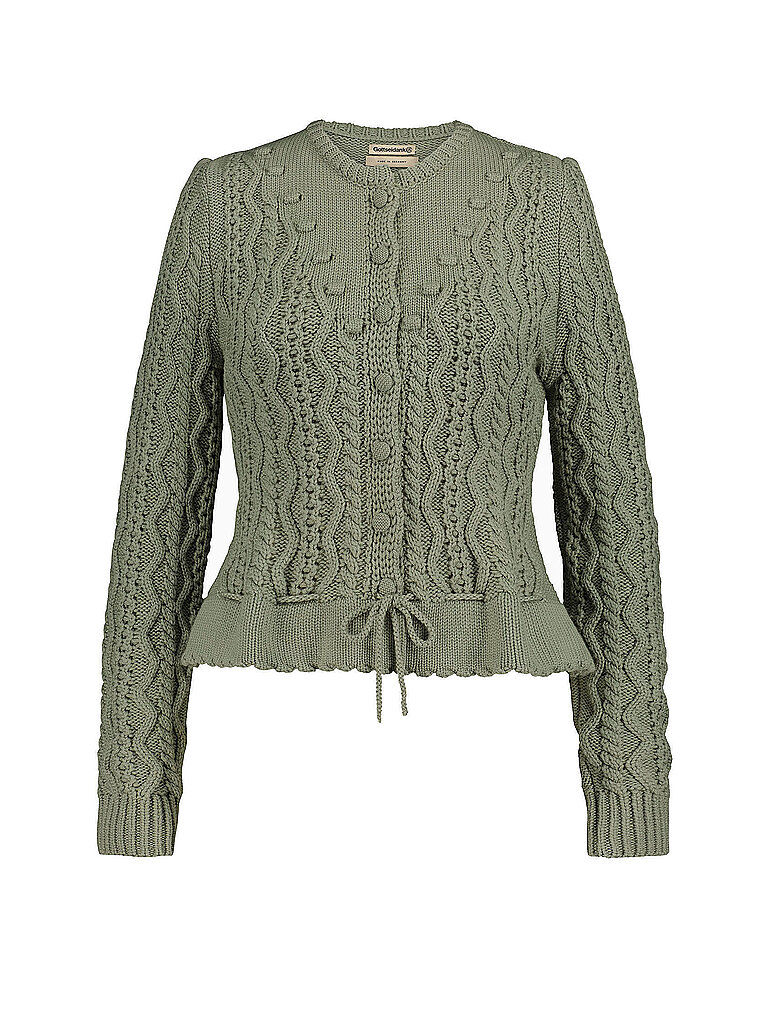 GOTTSEIDANK Trachten Strickjacke LENE grün | XS
