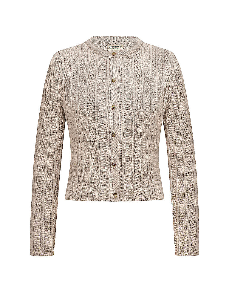 Gottseidank Trachten Strickjacke Sophia | Xl Creme