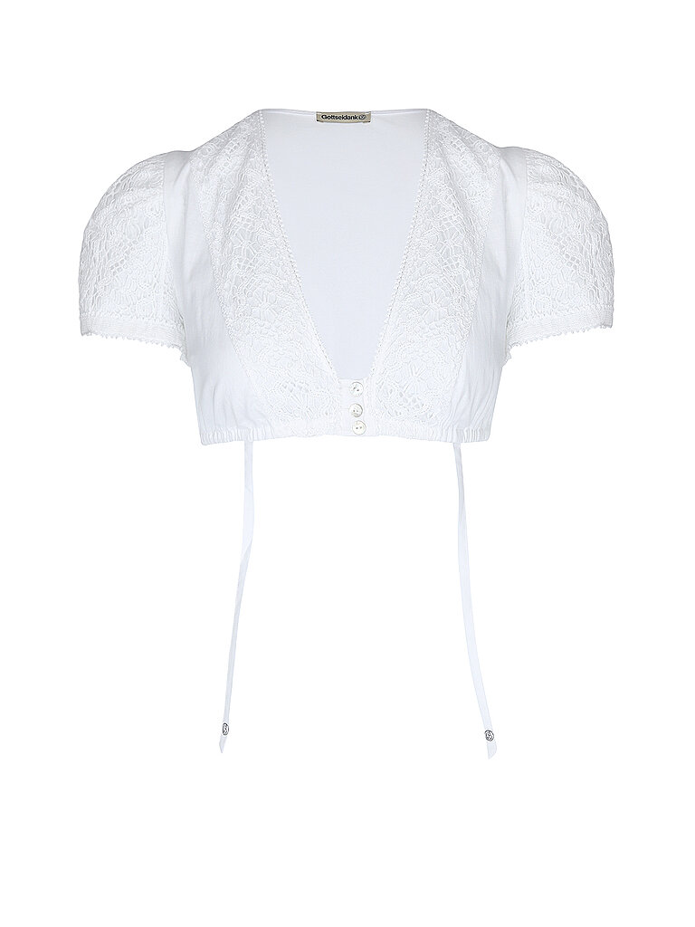 GOTTSEIDANK Dirndlbluse LIESBETH weiss | 36