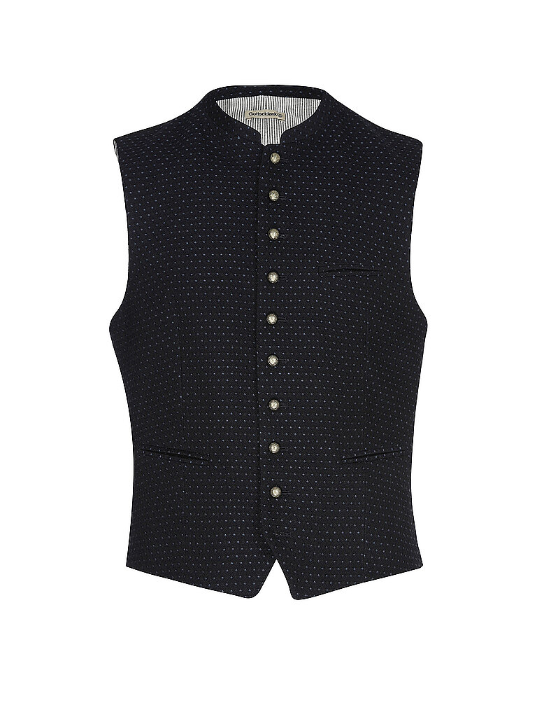 GOTTSEIDANK Trachtengilet KONSTANTIN blau | 56