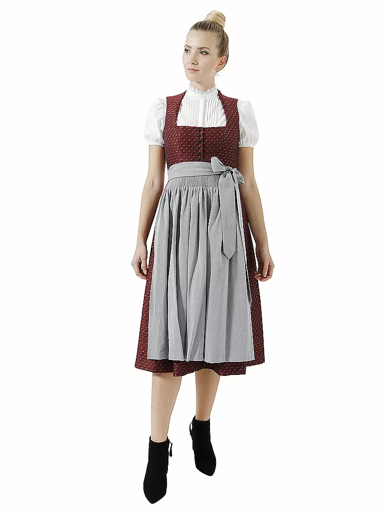 GOTTSEIDANK | Dirndl "Marei" 75cm | rot