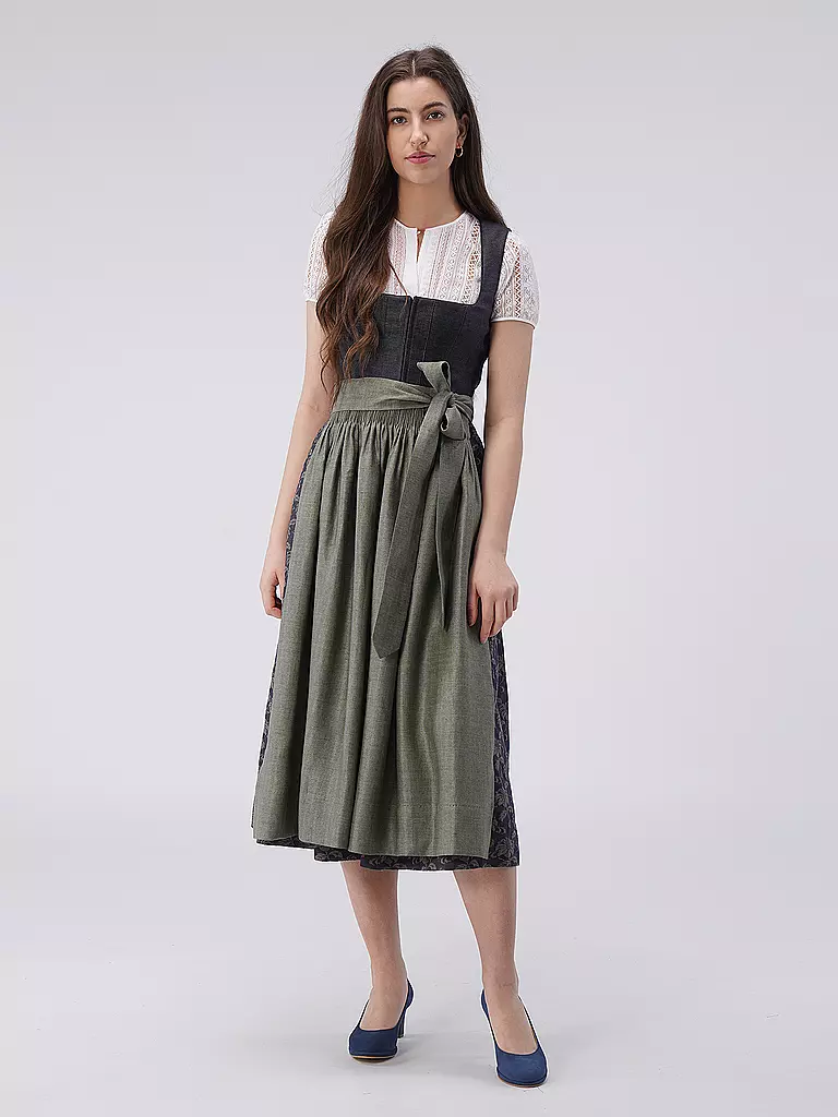 GOTTSEIDANK | Dirndl ANTONIA 85cm | hellgrün