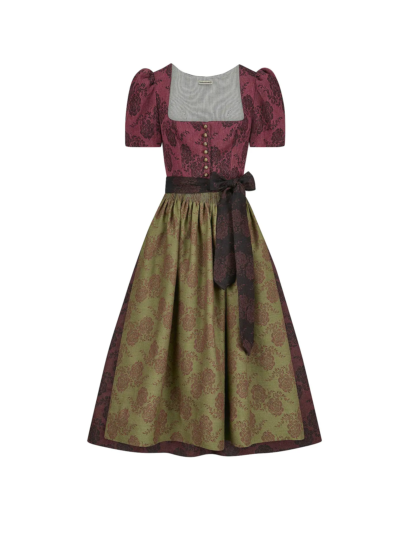 GOTTSEIDANK | Dirndl LAURA | rot