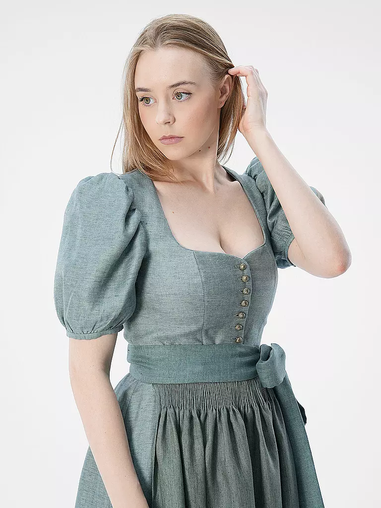 GOTTSEIDANK | Dirndl LINA 80cm  | hellgrün