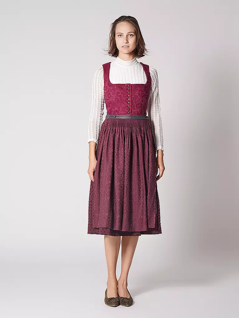 GOTTSEIDANK | Dirndl MONA | rot