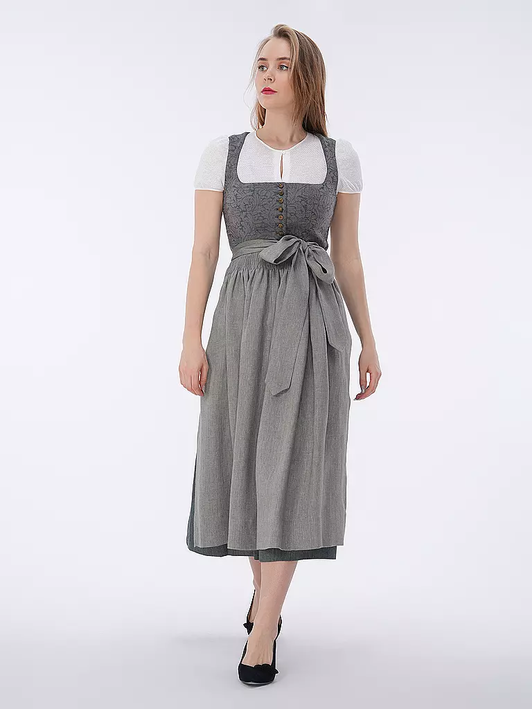 GOTTSEIDANK | Dirndl MONIKA 80cm | hellgrau