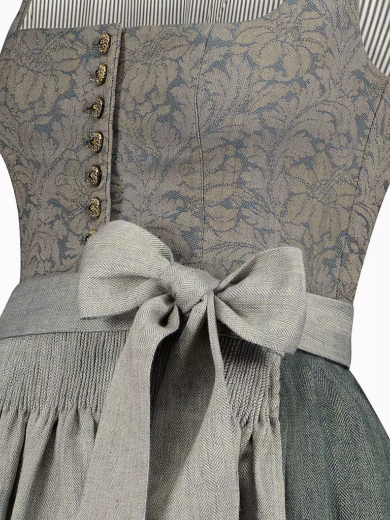 GOTTSEIDANK | Dirndl MONIKA 80cm | hellgrau