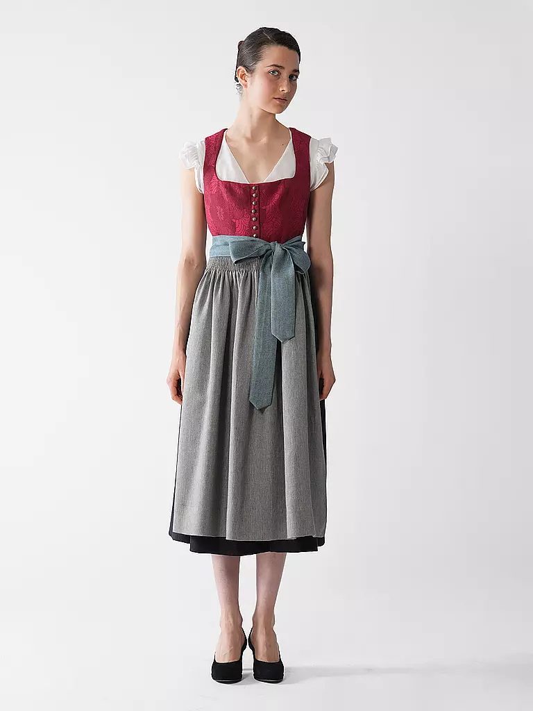 GOTTSEIDANK | Dirndl MONIKA | rot