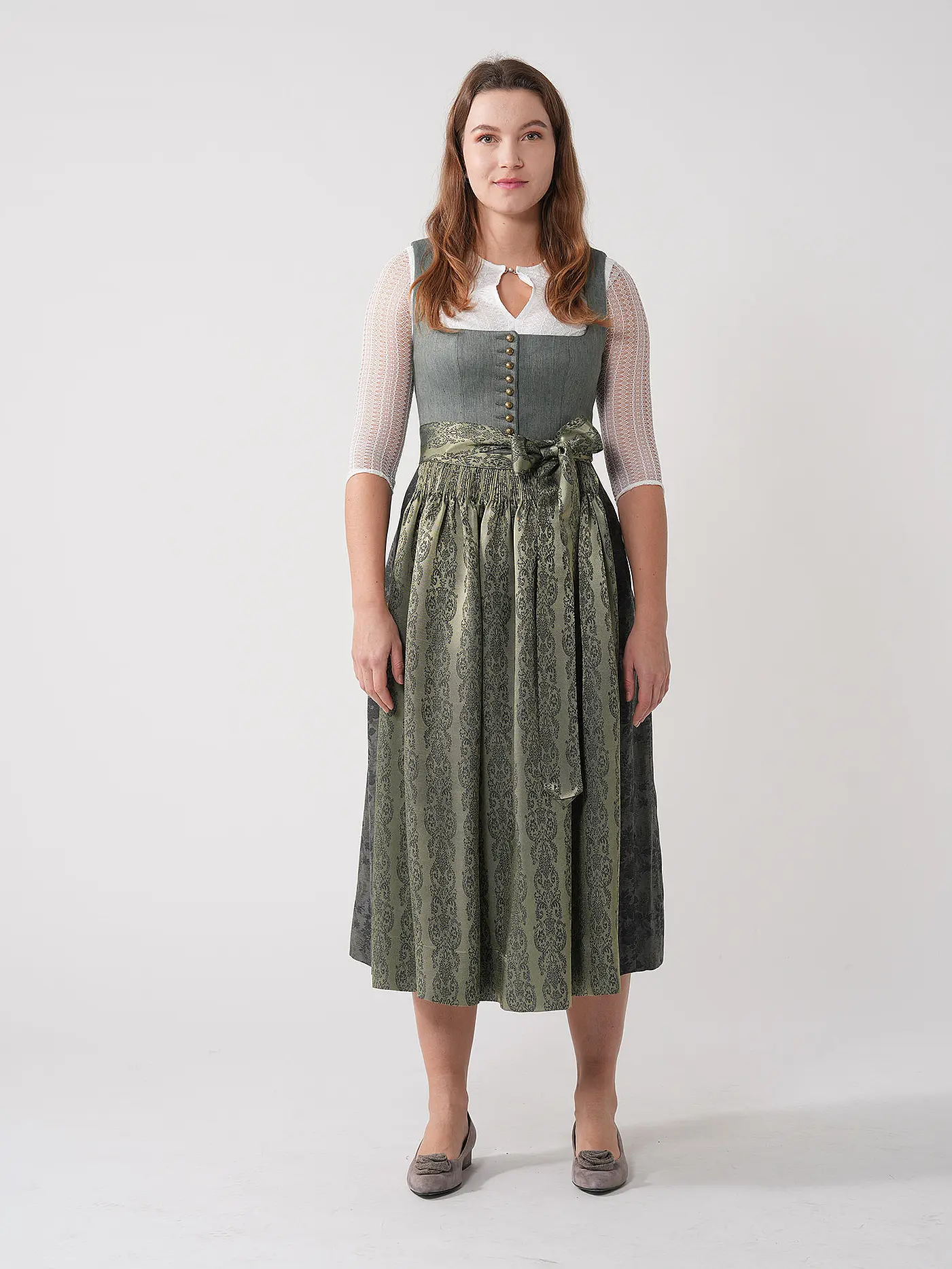 GOTTSEIDANK | Dirndl MONIKA | olive