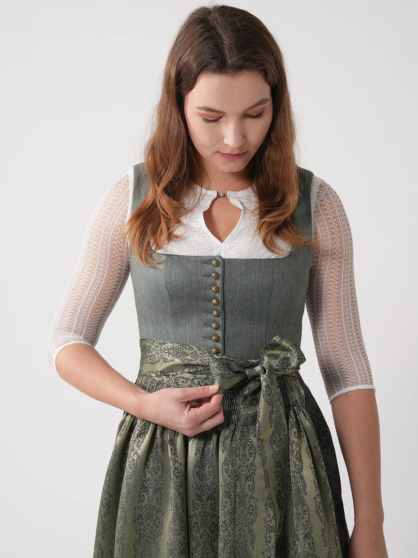 GOTTSEIDANK | Dirndl MONIKA | olive