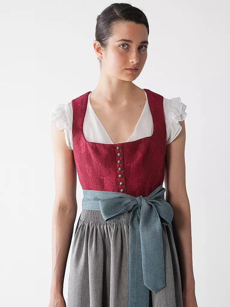 GOTTSEIDANK | Dirndl MONIKA | rot