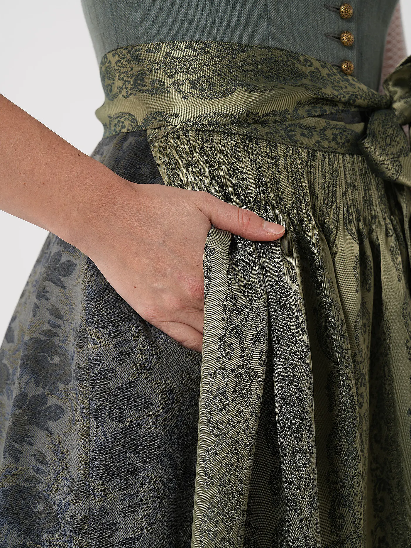 GOTTSEIDANK | Dirndl MONIKA | olive